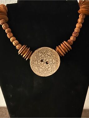 “Wood” you be mine necklace. Compliments on your necklace included.